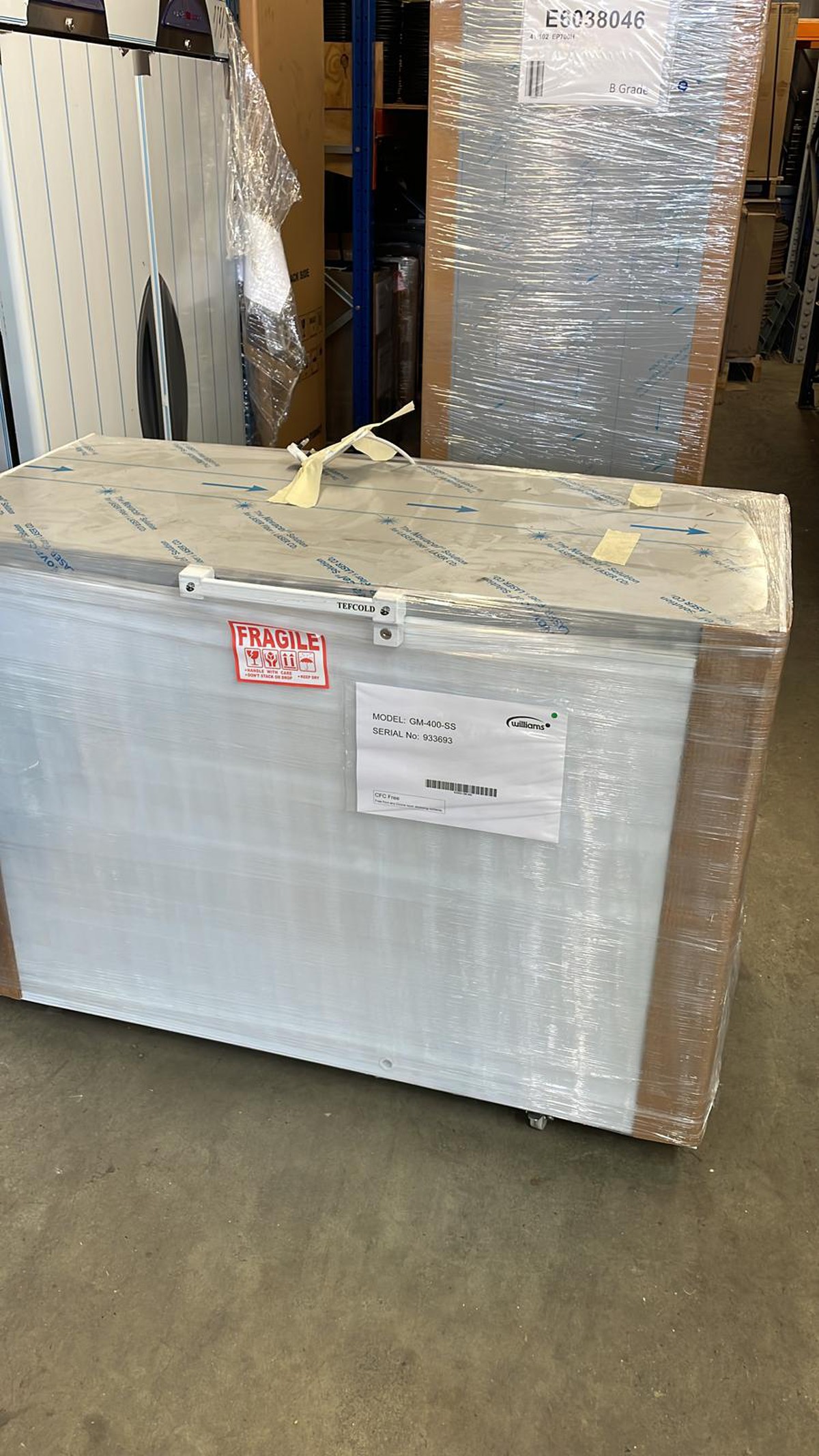 Secondhand Catering Equipment Chest Freezers Tefcold GM400 385 Ltr