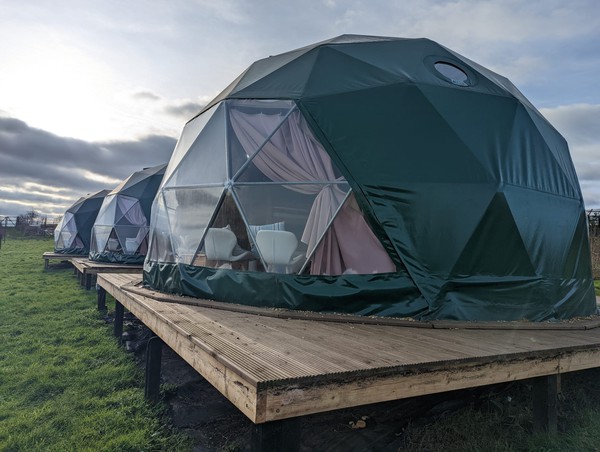 Glamping pod for sale (Geodesic dome)