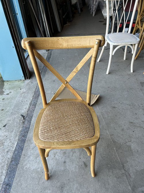 Secondhand Chairs and Tables Cross Backed Banqueting Chairs