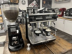 Commercial COMPACT Coffee machine, Onyx Eclipse with on demand GRINDER