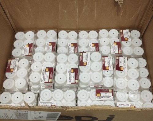 Candles for table centres (LED)