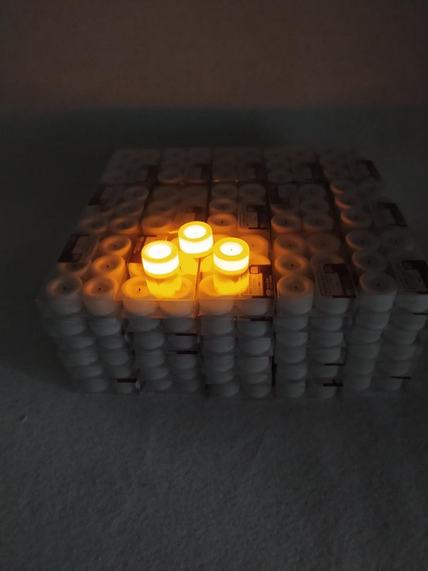 LED Candles for table centres