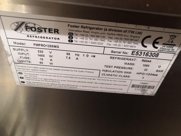 Foster FMPRO1200NG Multideck Fridge
