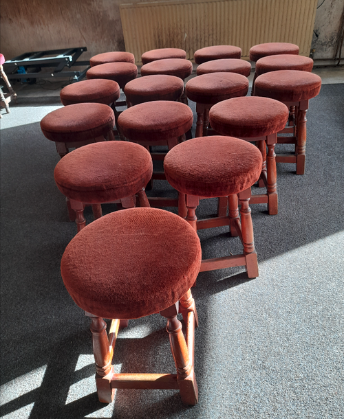 Secondhand Pub Equipment Low Bar Stools