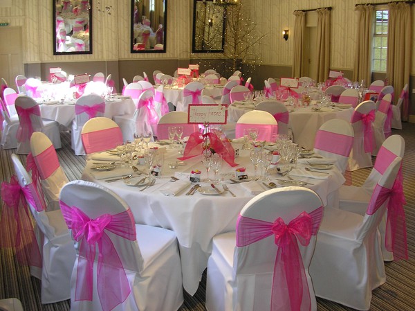 Chair sashes for weddings