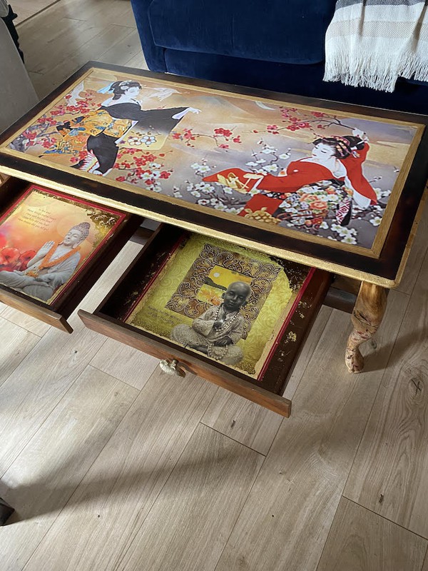 Customised Japanese Oriental Style Geisha Table