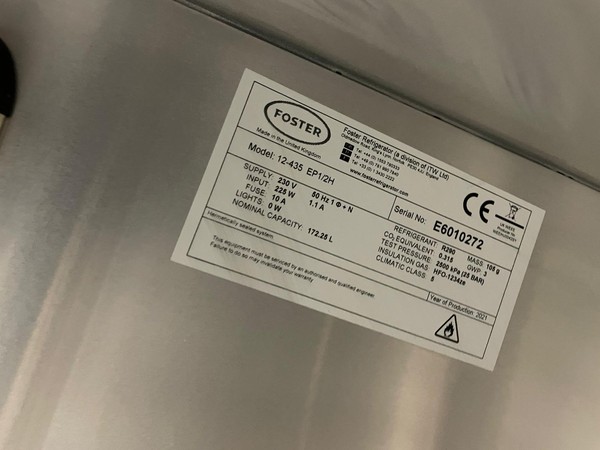 Selling B Grade Foster EcoPro G2 2 Section Counter Fridge EP1/2H