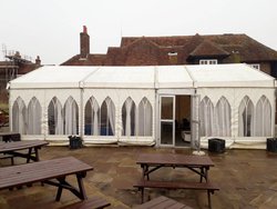 6m x 10m framed marquee by Tectonics UK