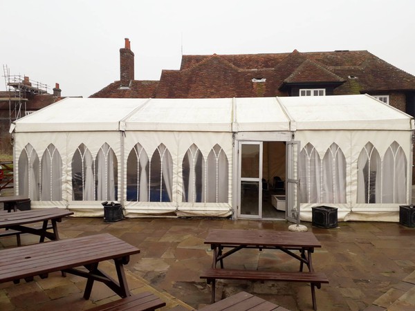 6m x 10m framed marquee by Tectonics UK