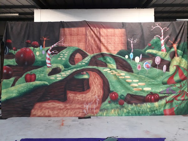 Charlie and the Chocolate Factory Backdrop