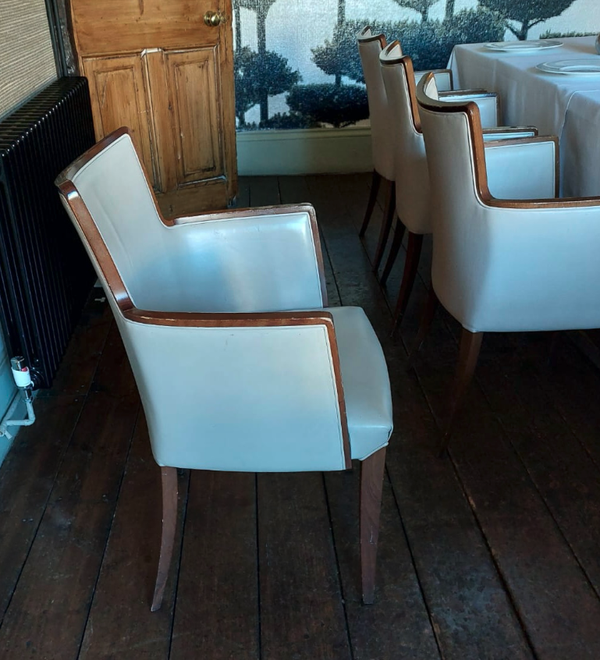 Leather restaurant chairs for sale
