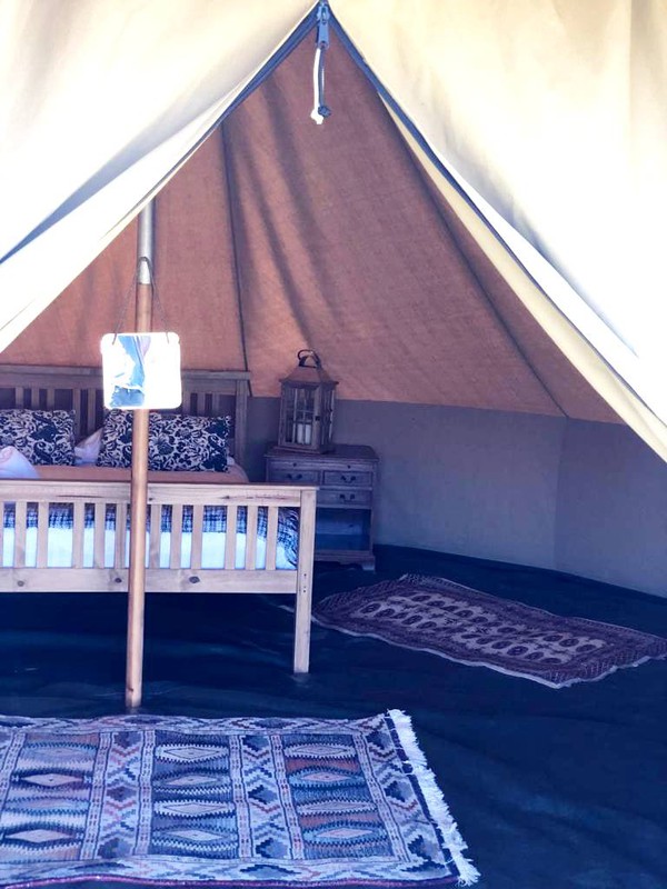 Bell tent glamping 6m