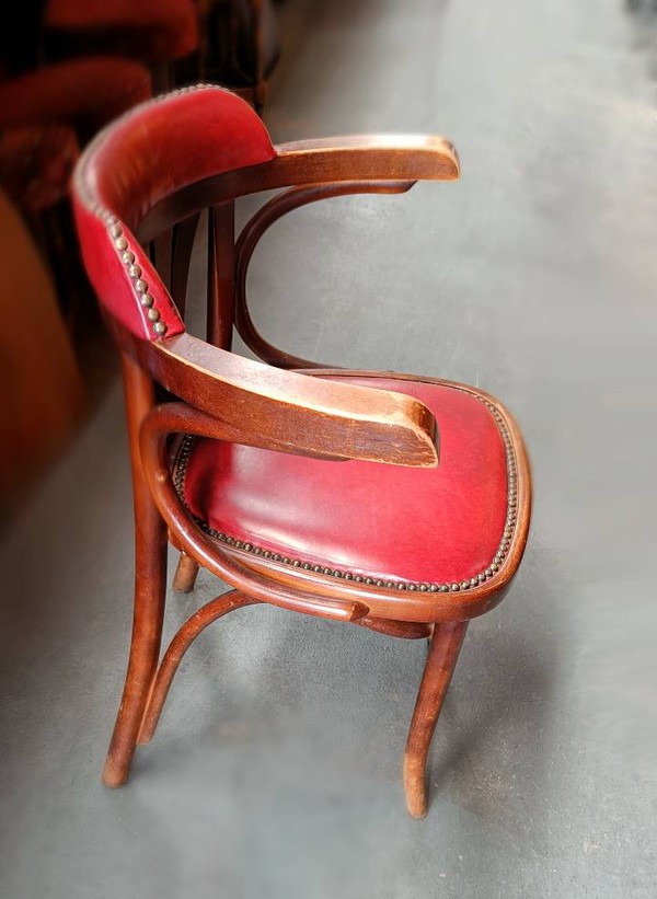 Bentwood bistro chairs with arms