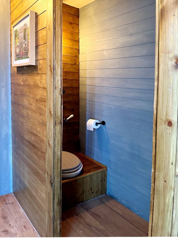 Shepherds hut toilet trailer for sale