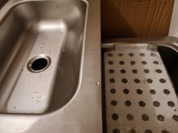 Double Hand Wash and Mop Sink