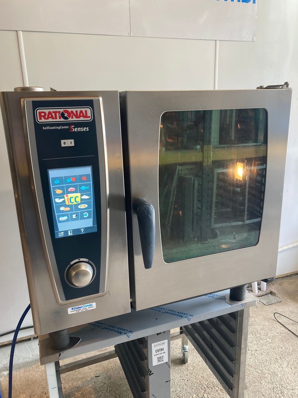 Rational SCC WE White Efficiency 6 Grid Combi Oven for sale