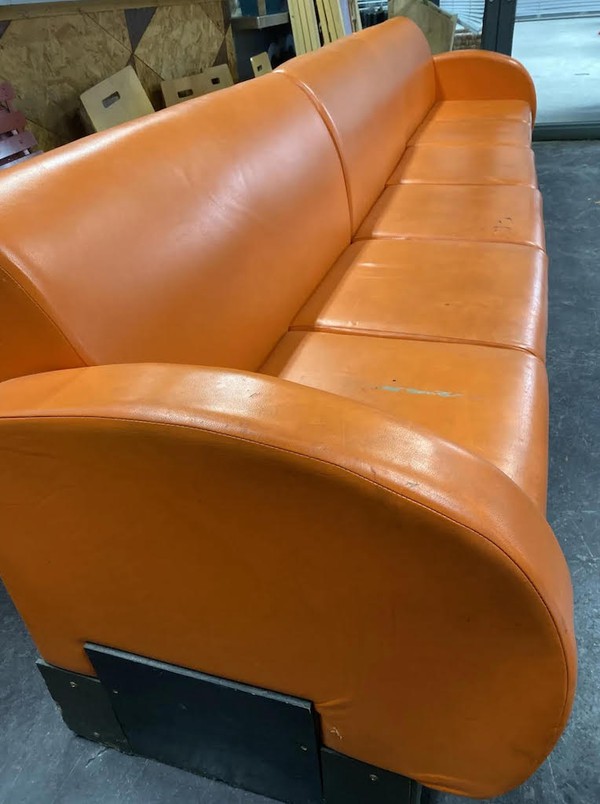 Orange Modular Seating  for sale