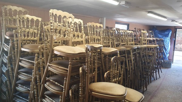 Stacking napoleon chairs