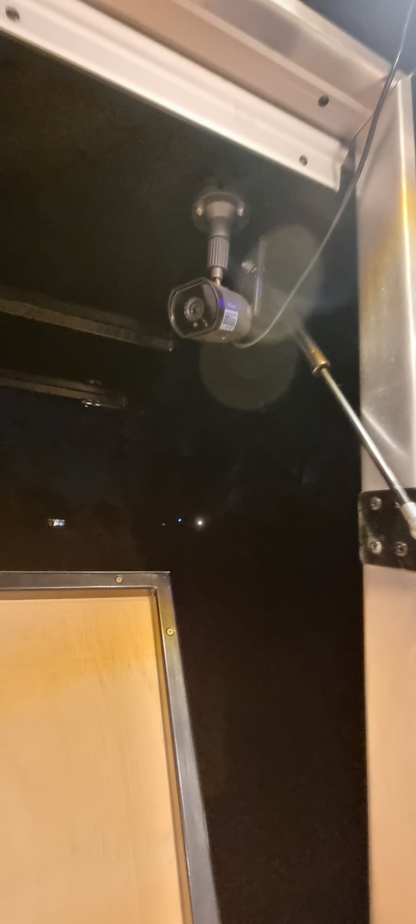 CCTV for a catering trailer