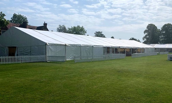 Marquee and lining for sale
