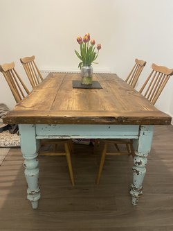Reclaimed Farmhouse Table and Ercol Chairs