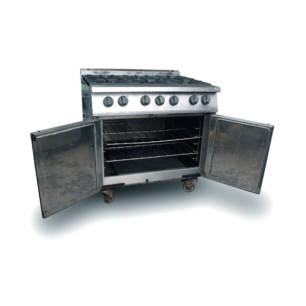 Secondhand Catering Equipment Gas Range Cookers Falcon 6 Burner