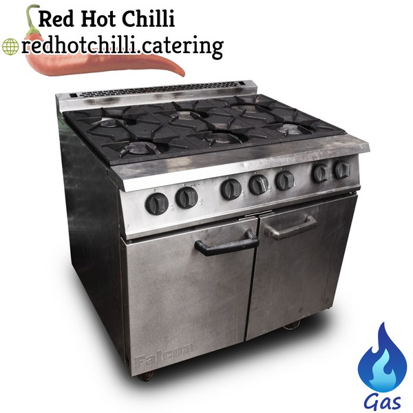 Secondhand Catering Equipment Gas Range Cookers Falcon 6 Burner