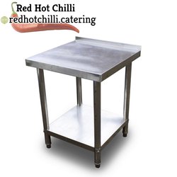 Stainless steel prep table 0.6m