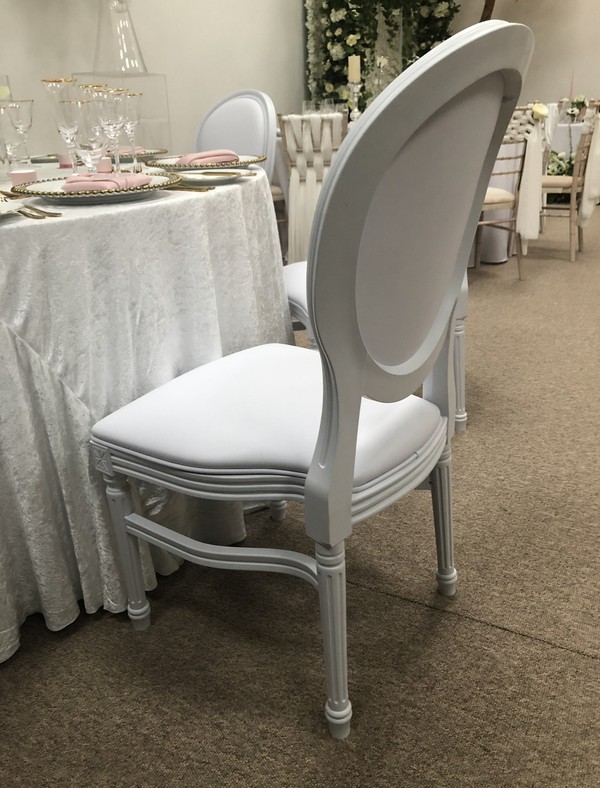White Louis chairs - in white for sale
