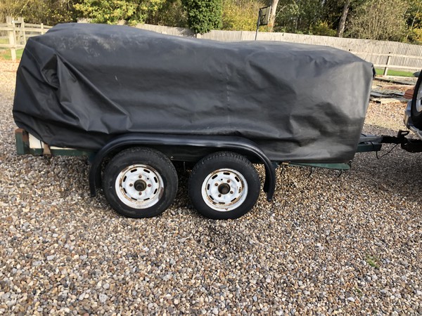Trailer with sides and cover