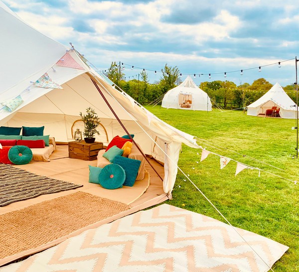 Wedding bell tent hire business