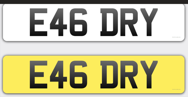 Dry cleaning number plate for sale