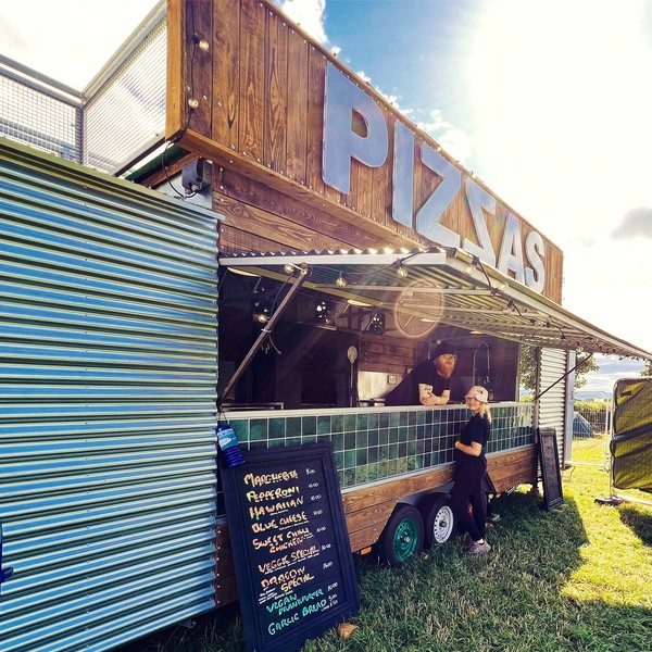 Wood fired pizza trailer for sale
