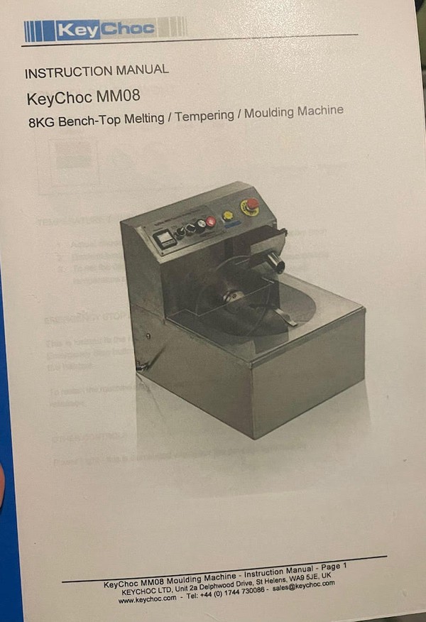 KeyChoc MM08 Melting Machine Manual