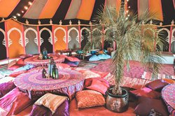 well-established Morrocan-themed styling, decor and event business