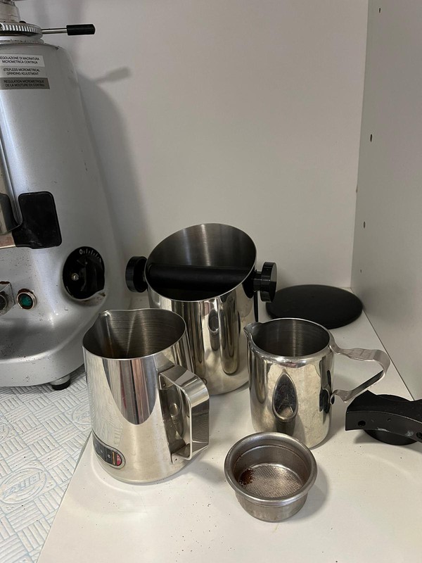 Stainless steel milk jugs