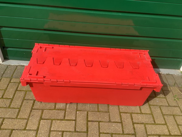 XXL Red heavy duty storage / transport crate