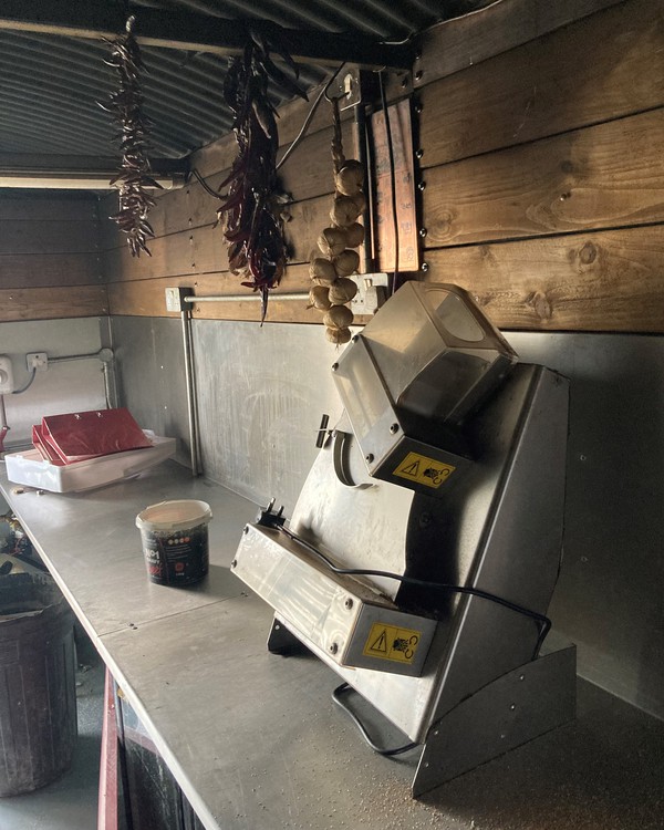 Secondhand Mobile Catering Trailer with Wood Fired Pizza Oven For Sale