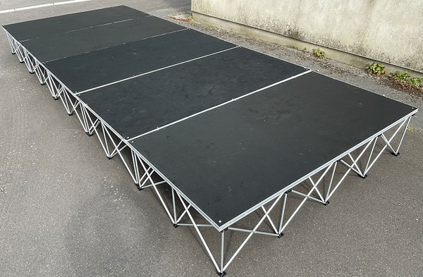 Secondhand Portable Stage 5m x 2m at 40cm Height For Sale