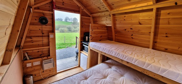 Used Glamping Pods Fully Stocked and Ready for Camping