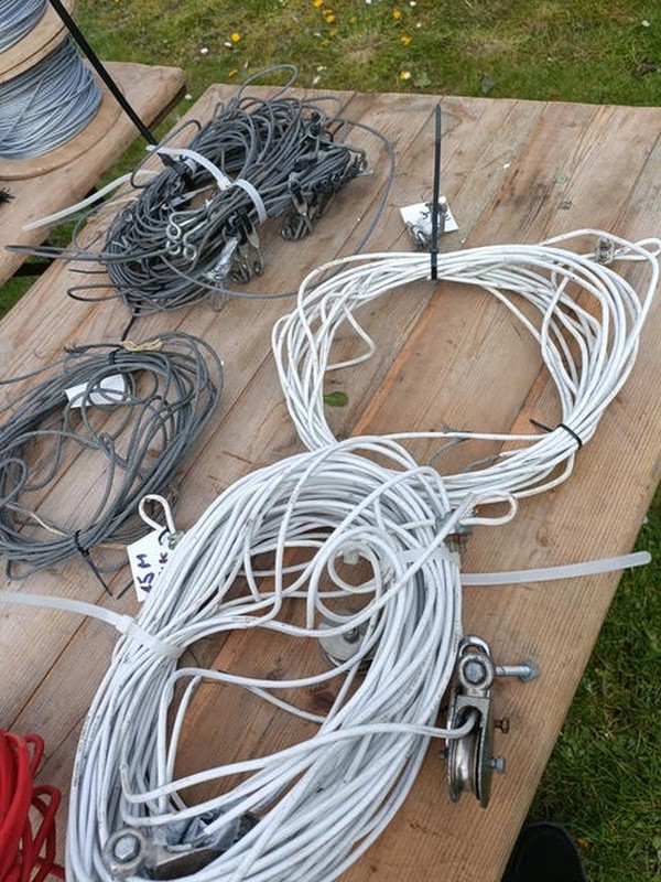 Used Linings Wires and Pulleys