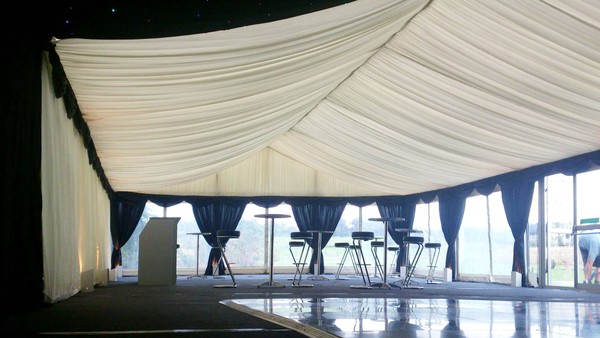 Marquee with lining (optional)