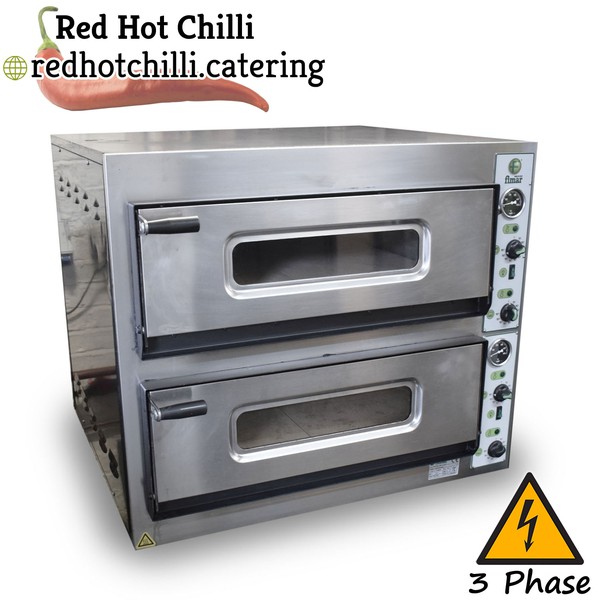 Secondhand Catering Equipment Pizza Ovens Firmar Twin Deck Pizza