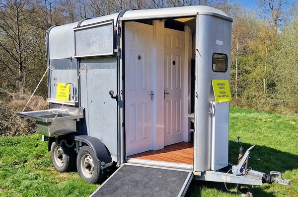 Horsebox Shower Block / Toilet Block Trailer (with Instant Gas Boiler) - Powys 1