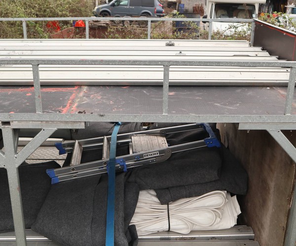 15m marquee roof beams