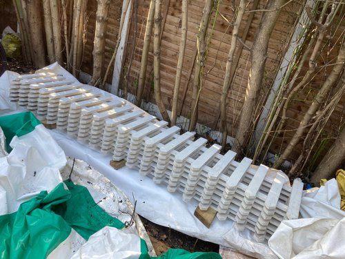 3m Picket fence - white 3m Picket fence - white