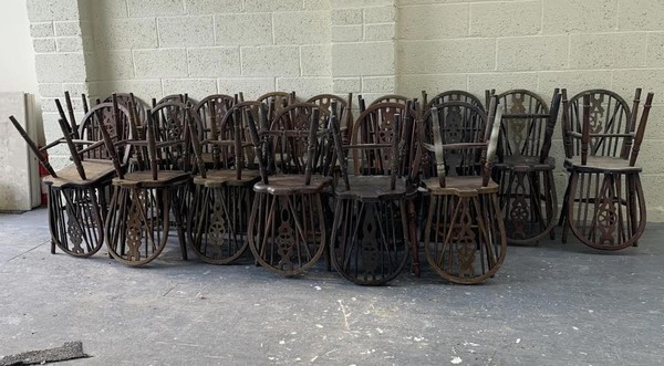 Traditional Wooden Pub Chairs