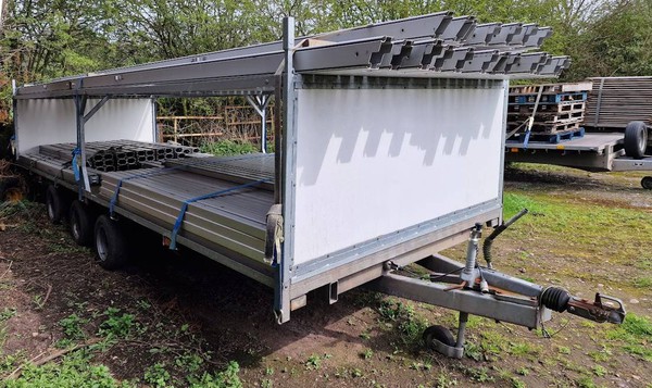 Marquee frame work trailer for sale