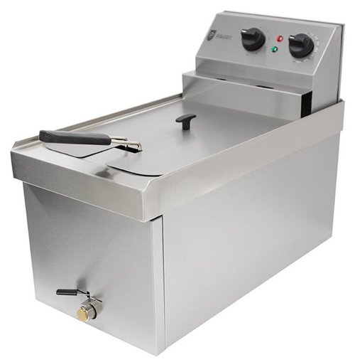 Parry NPSF9 9L Single Tank Single Basket Heavy Duty 9KW Countertop Electric Fryer Parry NPSF9 9L Single Tank Single Basket Heavy Duty 9KW Countertop Electric Fryer