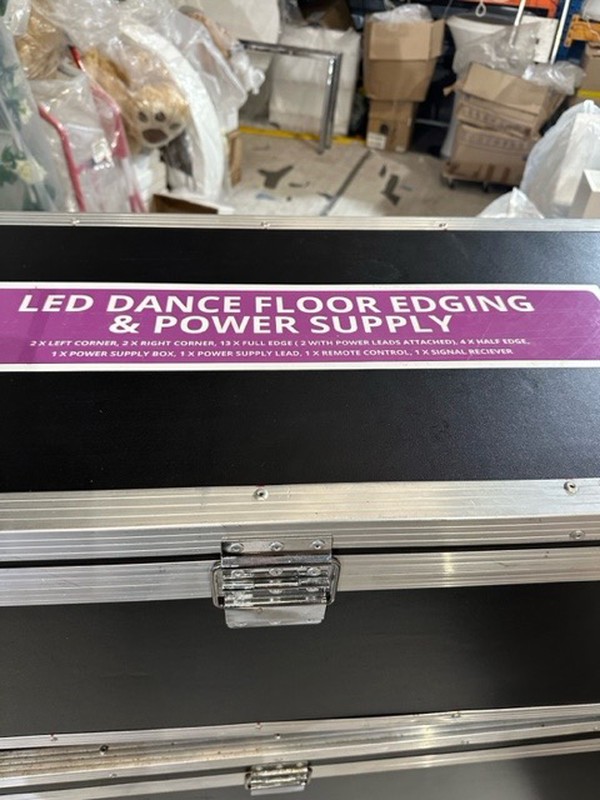 16x Dance Floor Flight Cases 5 In Total - Essex 8